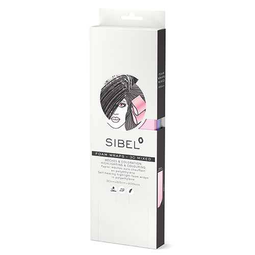 Sibel Hi Lite Foam Wraps Multi Coloured - Ultimate Hair and Beauty