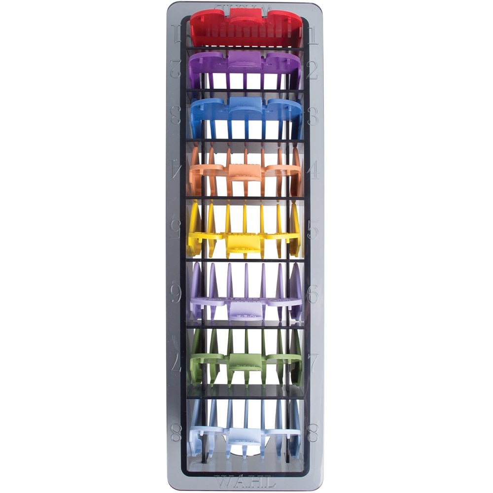 Wahl Comb Attachment Multi-Coloured Cutting Guide Set 1- 8 - view 2