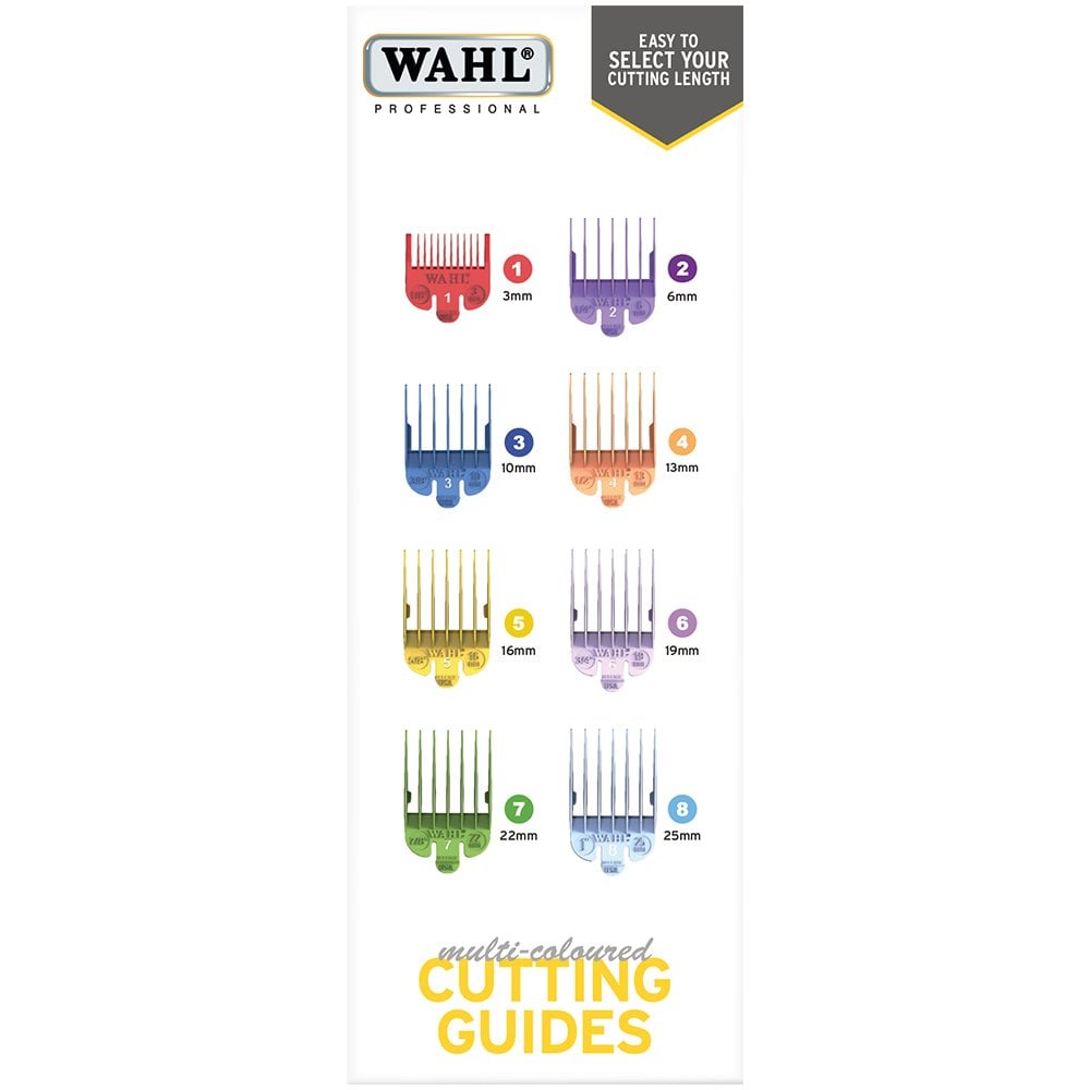 Wahl Comb Attachment Multi-Coloured Cutting Guide Set 1- 8 - view 4