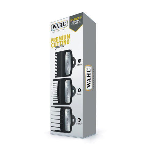 Wahl Premium Cutting Combs pack of 3 (#0.5, 1 & 1.5) - Ultimate Hair and Beauty